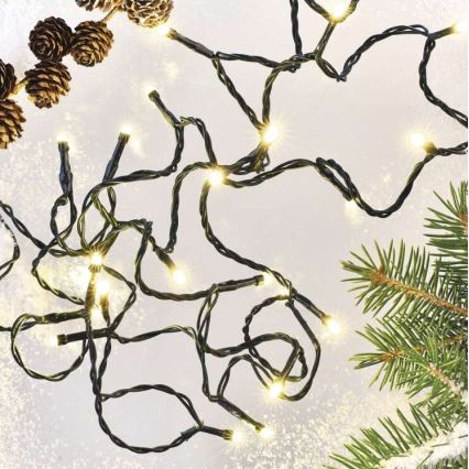 LED kerstlichtsnoer voor buiten 180xLED/23m IP44 warm wit