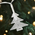 LED kerstlichtsnoer voor buiten 20xLED/2xAA 2,2 m IP44 meerkleurige boompjes