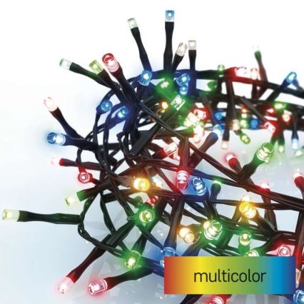 LED kerstlichtsnoer voor buiten 300xLED/11m IP44 meerkleurig