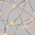 LED kerstlichtsnoer voor buiten, 40xLED/9m, IP44, warm wit