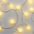 LED kerstlichtsnoer voor buiten 40xLED/9m IP44 warm wit