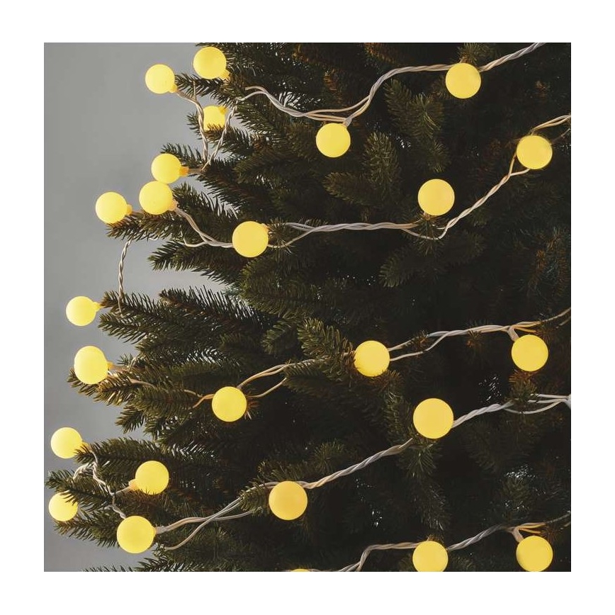 LED kerstlichtsnoer voor buiten 40xLED/9m IP44 warm wit