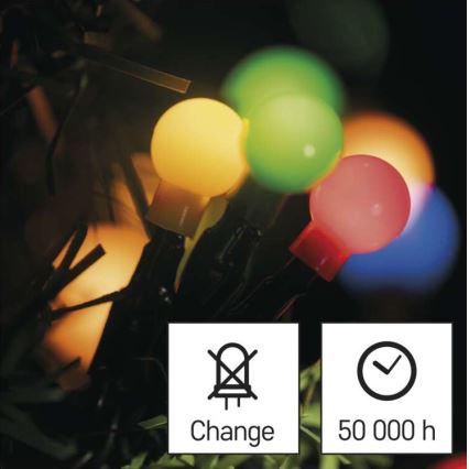 LED kerstlichtsnoer voor buiten 480xLED/53m IP44 meerkleurig