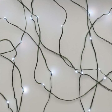 LED kerstlichtsnoer voor buiten 75xLED/12,5m IP44 koel wit