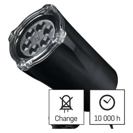 LED kerstprojector voor buiten LED/3,6W/230V IP44 koelwit