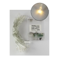 LED Kerstsnoer 20xLED/2 functies 2,4m warm wit