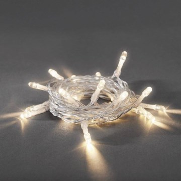 LED-kerstsnoer 20xLED/2xAA 3,35m