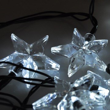 LED kerstsnoer 20xLED 6m koud wit