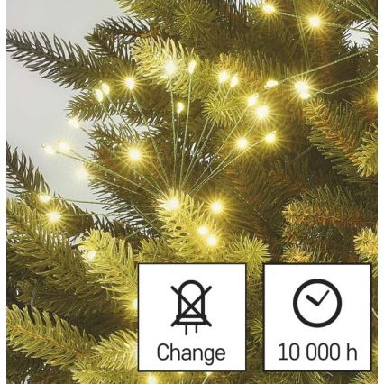 LED kerstsnoer 300xLED 5,2+3 m warm wit