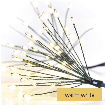 LED kerstsnoer 300xLED 5,2+3 m warm wit