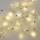 LED-kerstsnoer, 40 LED-lampjes, 3×AA, 1,5 m, warm wit
