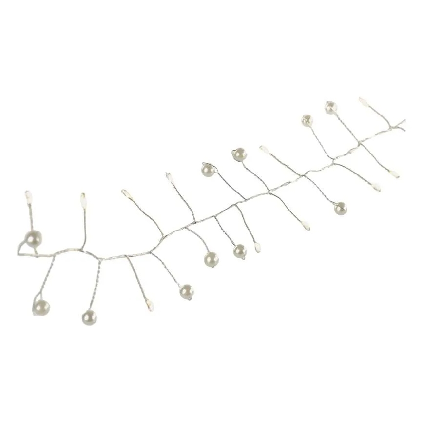 LED-kerstsnoer 40xLED/3xAA 1,5 m warm wit