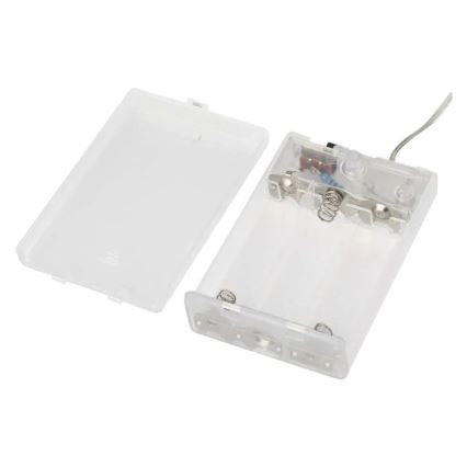 LED-kerstsnoer 40xLED/3xAA 1,5 m warm wit