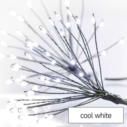 LED kerstverlichting 150xLED/5,35m koud wit