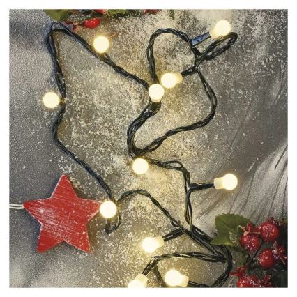 LED kerstverlichting 300xLED/230V/8 functies 35m IP44 warm wit