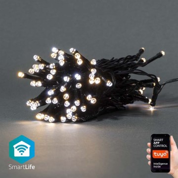 LED-kerstverlichting 50×LED, 8 functies, 5 m, IP65, Wi-Fi (Tuya)