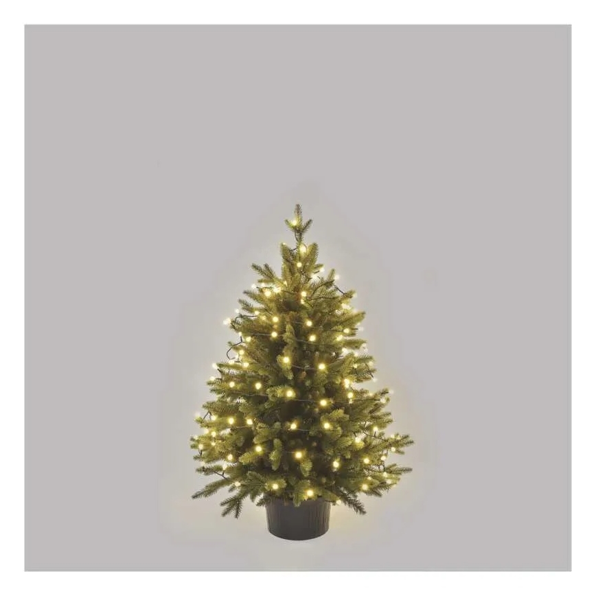 LED kerstverlichting 80xLED/230V/8 functies 13m IP44 warm wit