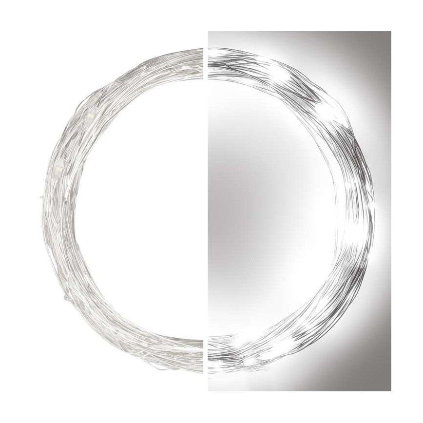 LED kerstverlichting voor buiten 100xLED/15m IP44 koud wit