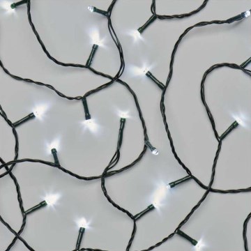 LED kerstverlichting voor buiten 120xLED/17m IP44 koel wit