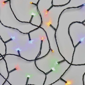 LED kerstverlichting voor buiten 120xLED/8 modi 17m IP44 multikleurig