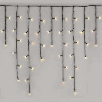 LED kerstverlichting voor buiten 200xLED/8 modi 8,6m IP44 warm wit