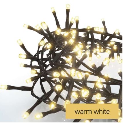 LED kerstverlichting voor buiten 600xLED/17m IP44 warm wit