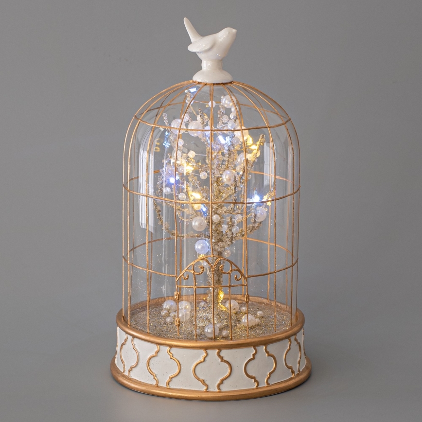 LED Kerstversiering 12xLED/3xAAA warm wit