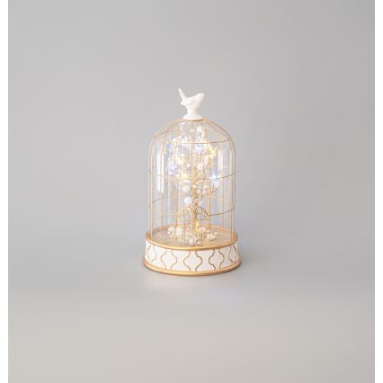 LED Kerstversiering 12xLED/3xAAA warm wit