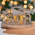 LED Kerstversiering LED/2xAA/warm wit kerststal