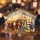 LED Kerstversiering LED/2xAA/warm wit kerststal