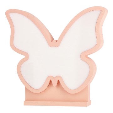 LED Kinder bureau lamp BUTTERFLY LED/14W/230V roze