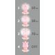 LED Kinder nachtlampje dimbaar  LED/2,5W/230V nijlpaard roze