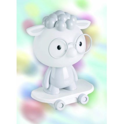 LED Kinder nachtlampje dimbaar LED/2,5W/230V schaap grijs
