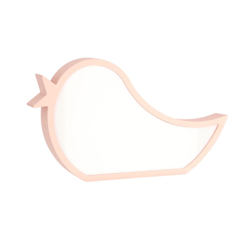 LED Kinderbureau lamp BIRD LED/12W/230V roze