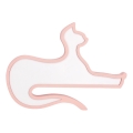 LED Kinderbureau lamp CAT LED/13W/230V roze