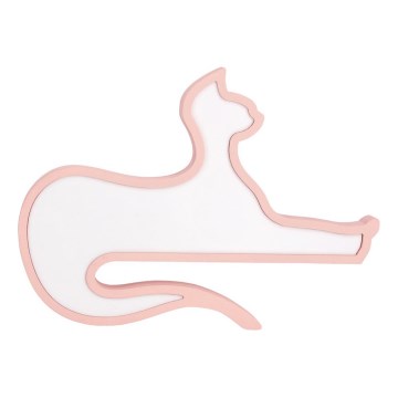 LED Kinderbureau lamp CAT LED/13W/230V roze