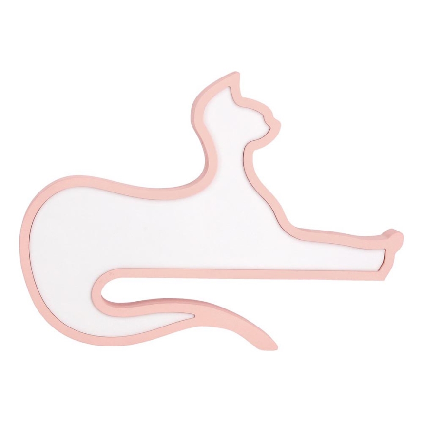 LED Kinderbureau lamp CAT LED/13W/230V roze