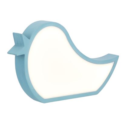 LED kinderbureaulamp BIRD LED/12W/230V blauw