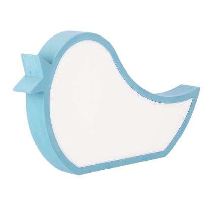 LED kinderbureaulamp BIRD LED/12W/230V blauw