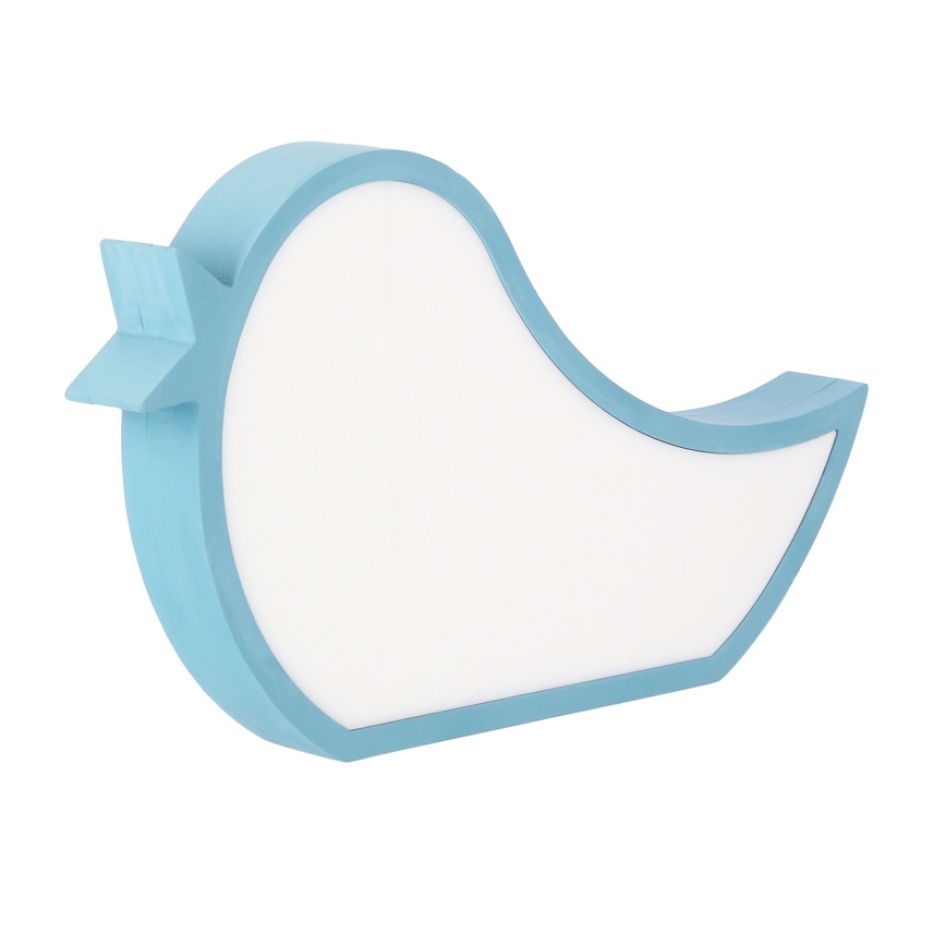 LED kinderbureaulamp BIRD LED/12W/230V blauw