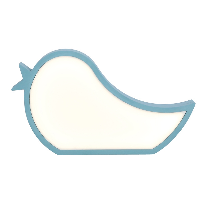 LED kinderbureaulamp BIRD LED/12W/230V blauw