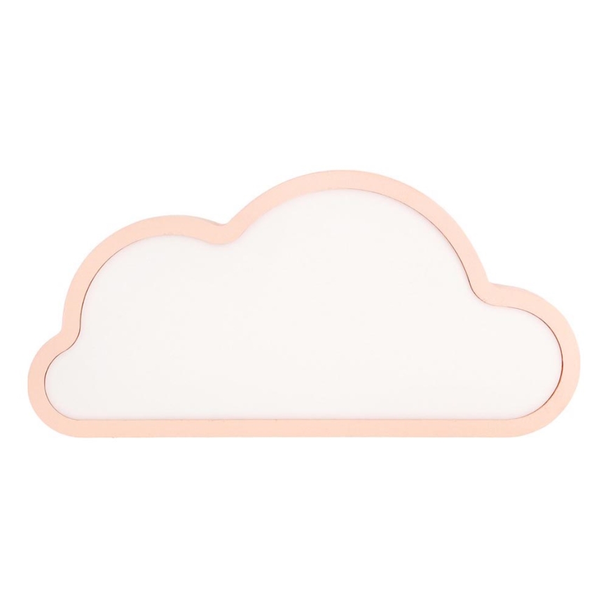 LED kinderbureaulamp CLOUD LED/11W/230V roze