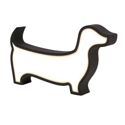 LED kinderbureaulamp DOG LED/12W/230V zwart