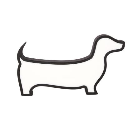 LED kinderbureaulamp DOG LED/12W/230V zwart