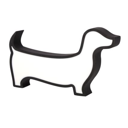 LED kinderbureaulamp DOG LED/12W/230V zwart