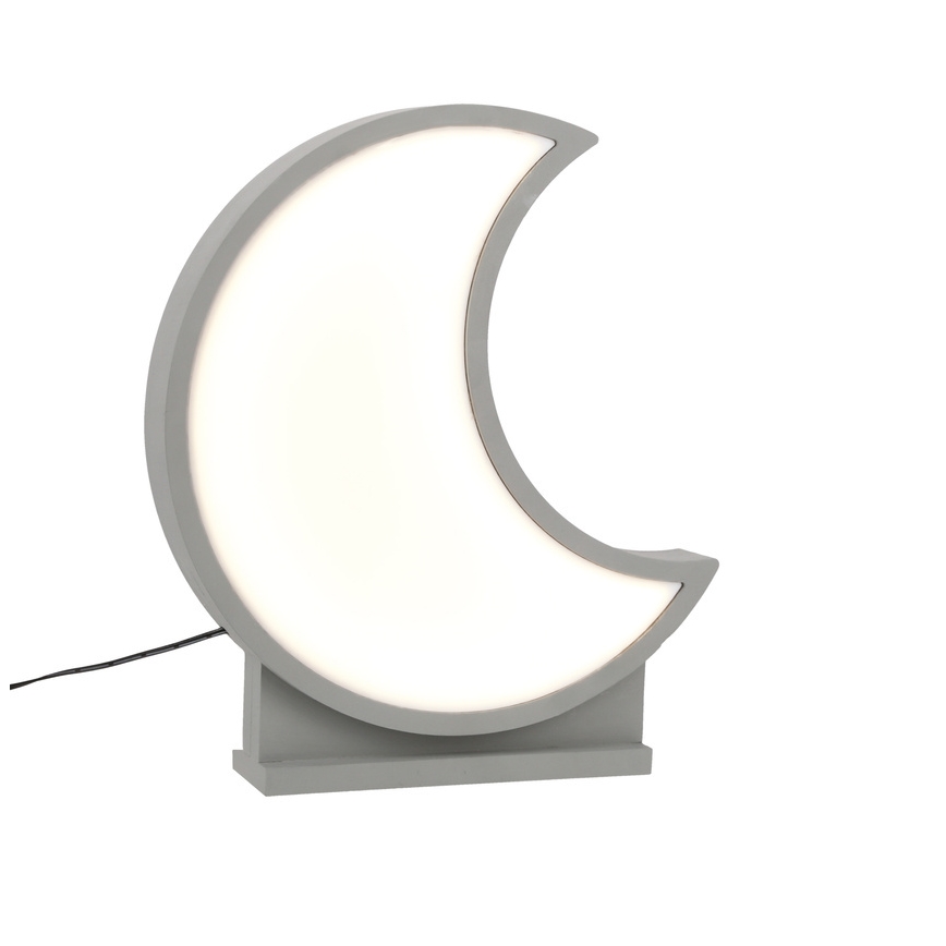 LED kinderbureaulamp MOON LED/12W/230V grijs
