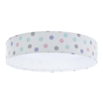 LED Kinderplafondlamp GALAXY KIDS LED/24W/230V kleurrijke stippen