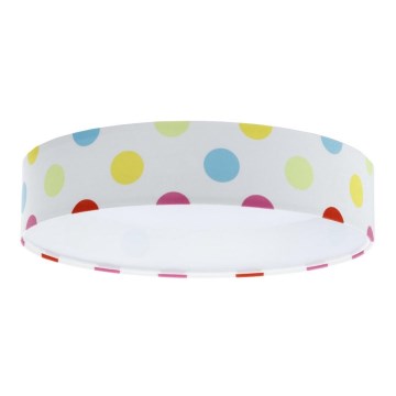 LED Kinderplafondlamp GALAXY KIDS LED/24W/230V kleurrijke stippen