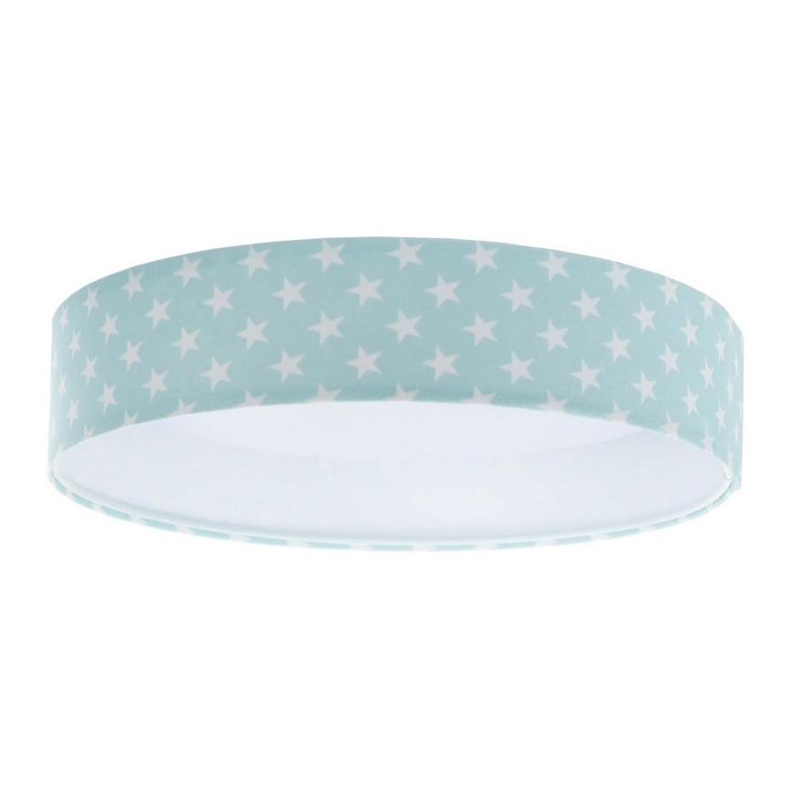 LED Kinderplafondlamp GALAXY KIDS LED/24W/230V sterren groen/wit