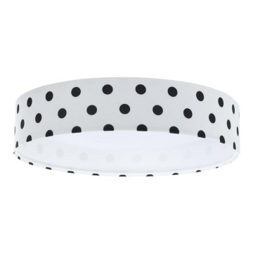 LED Kinderplafondlamp GALAXY KIDS LED/24W/230V stippen wit/zwart